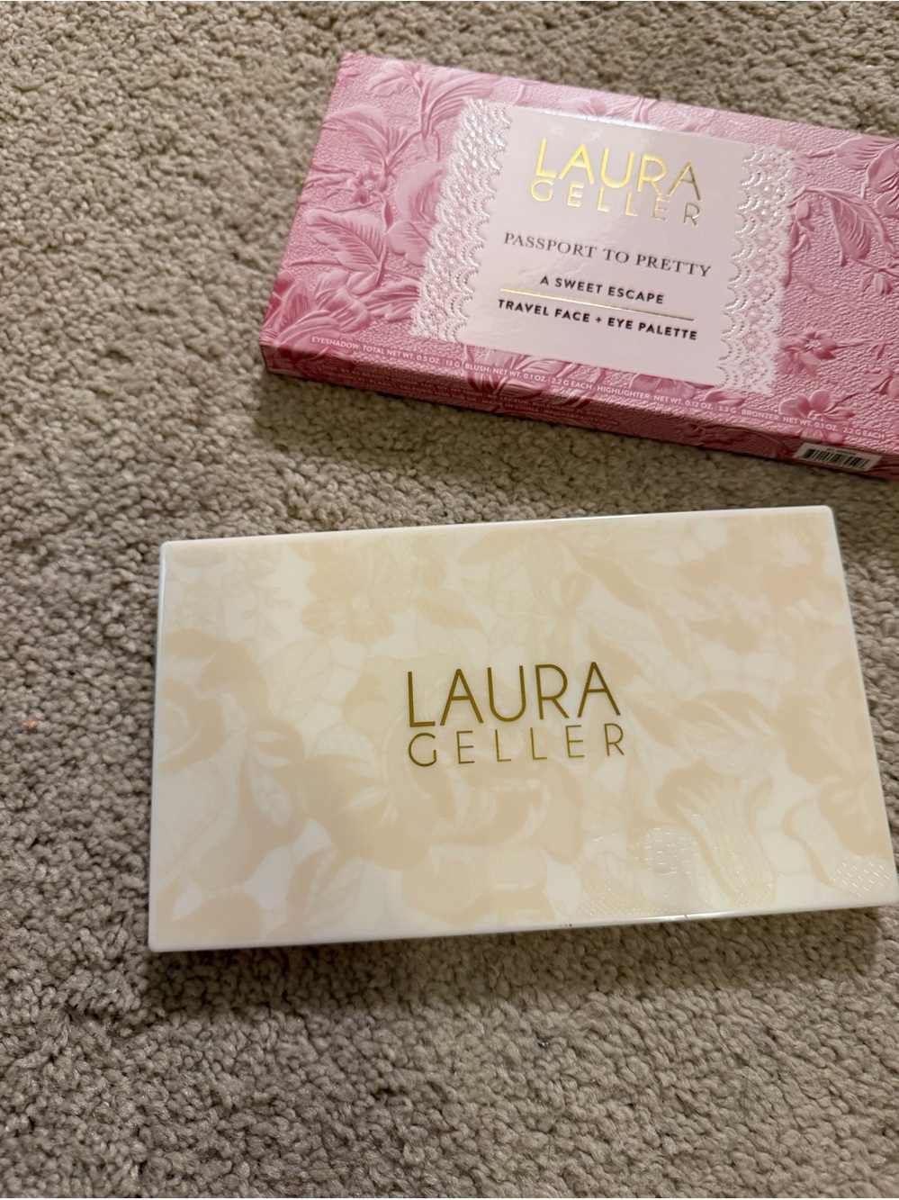 Laura Geller Pink & Cream Passport to Pretty Travel Face + Eye Palette